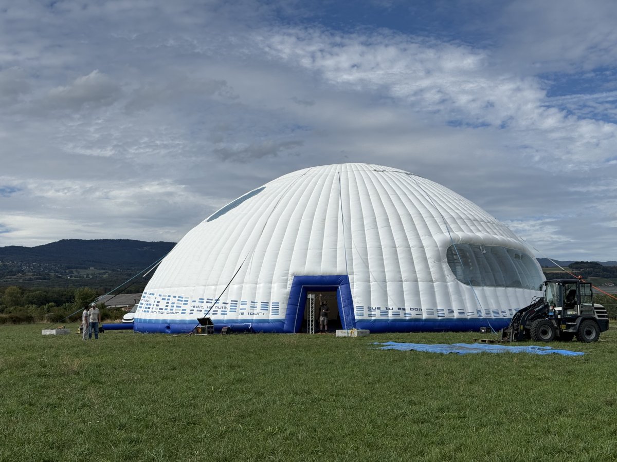 Giant Tent Trial Setup